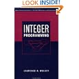 Integer Programming by Laurence A. Wolsey