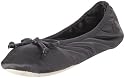 ISOTONER Women's Classic Satin Ballerina Slipper