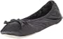 ISOTONER Women's Classic Satin Ballerina Slipper