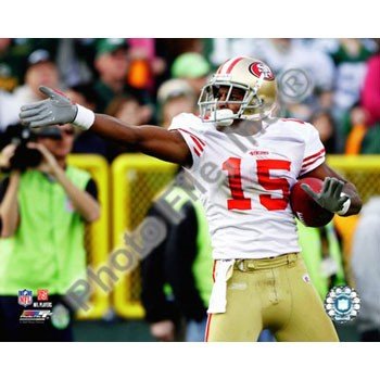 Michael Crabtree 49ers First Down 8x10 Photo