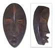 Wood mask, 'Dan Mediator' Wood mask, 'Dan Mediator'