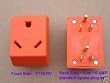 Dual 15 - 30 AMP RV adapter for Honda, Yamaha, & Kipor generator - convert two 15/20 AMP outlets to one RV 30 AMP outlet