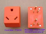 Dual 15 - 30 AMP RV adapter for Honda, Yamaha, & Kipor generator - convert two 15/20 AMP outlets to one RV 30 AMP outlet