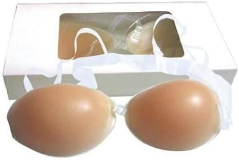 Silicone Skin Bra with Clear Adjustable Removable Straps