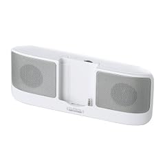 iBUFFALO スピーカーiPod用ステレオミニプラグ接続2WAY電源ホワイト BSSP14IWH