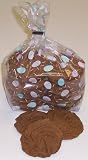 Gourmet Food : Scott's Cakes 1 lb. Chocoate Raspberry Shortbread Cookies in a Easter Egg Bag