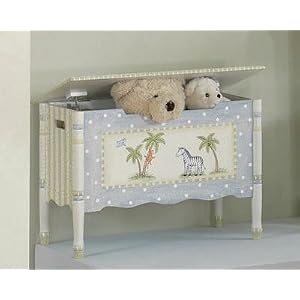 Toy Chest - Crackle Finish Safari, by Teamson Design