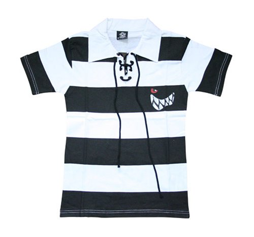 Wilde Kerle Retro-Trikot, schwarz-weiß