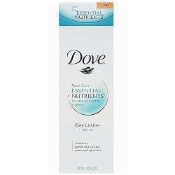 Dove Essential Nutrients Spf 15 Day Lotion Face Care Moisturizer 4.05oz