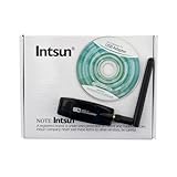 Intsun 300M USB 2.0 WiFi Wireless LAN 802.11 n/g/b Adapter with Antenna