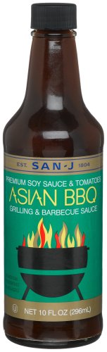 San-J Asian BBQ Sauce, 10-Ounce Bottles (Pack of 6) by San J