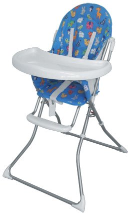 Petite Star Animal Friends Travel Highchair (lift-over tray & easy wipe fabric)