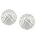 Sterling Silver Semi Circle Stud Earrings
