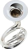 Yamaha YSH-411 Series Brass BBb Sousaphone Ysh411S Silver- Instrument Only