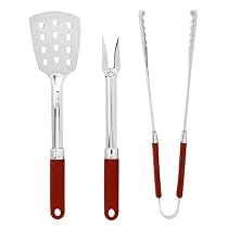 KitchenAid 3-pc. BBQ Tool Set- Red