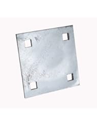 Sports: Dock Edge + Inc. Floating Dock Heavy Duty Galvanized 9/16-Inch Punch Backer Plate - Dock Edge + Inc.