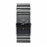 Rado Men's R20861152 Integral Black Dial Quartz Stainless Steel Case Watch