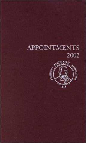 American Psychiatric Association Appointment Book Pocket: 2002