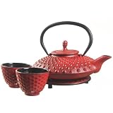 Shogun Cast Iron Tea Set – RED