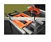 Exaktor EX26 Table Saw Open Grid Sliding System With Guide Rails, Fence, Table Assembly, Extension Bars & Blocks