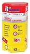 Hexagonal Lumber Crayons, 4-1/2"x1/2", Yellow, 12/Box DIX49600