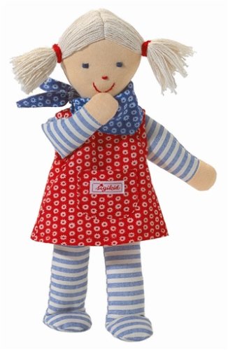 Childrens Toyshop  Spielwaren : sigikid 47480 - sigidolli, rotes Kleid