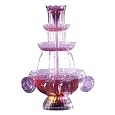 Nostalgia LPF-210 Lighted 1-Gallon 3-Tiered Party Fountain with 8 Cups