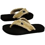 San Jose Sharks Unisex Khaki Frayed Flip Flops (11/12)