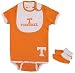 NCAA Tennessee Volunteers Onsie Bib & Bootie Set