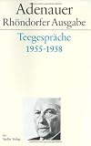 Produkt-Bild: Adenauer, Rh&ouml;ndorfer Ausgabe, Teegespr&auml;che 1955-1958