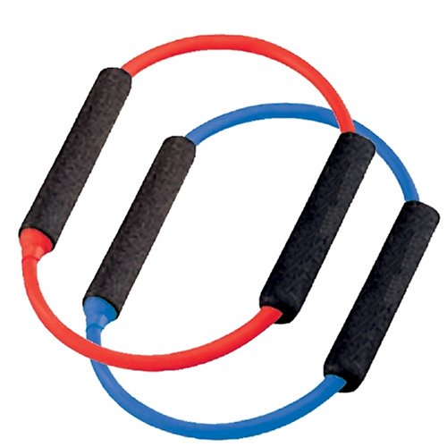 SPRI Red and Blue Xerings (Medium and Heavy Resistance),sport-exercise