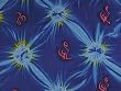 "Tie Dye #4 Blue Bursts" 44" X 66" Sarong