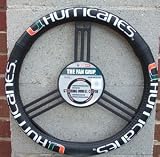 Miami Hurricanes Leather Steering Wheel Cover