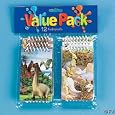 Set of 12 Dinosaur Spiral Notepads