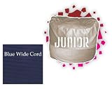 Comfort Sac Junior Sac Blue Wide Cord By Elite Furniture