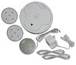Rite Lite LPL983AC Disc Connect Light System with 3 Light Heads, 5 LEDs in Each Head, White
