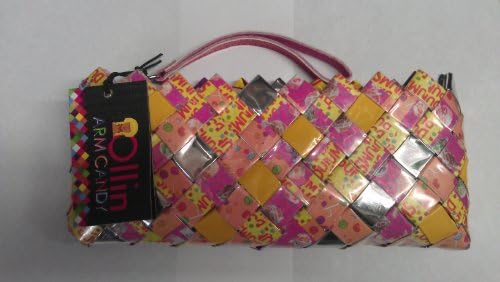 Nahui Ollin: Dum Dums Pop Wrapper Clutch Wristlet