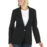Juniors' Xhilaration Boyfriend Jacket - Ebony