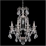 Liberte Eight Light Chandelier Finish: French Gold, Crystal Color: Clear Rock
