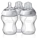 Tommee Tippee Closer to Nature Easi-vent 260ml BPA-free Feeding Bottles (3-Pack)