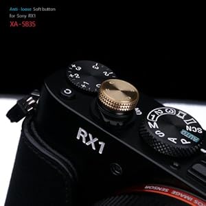Gariz Metal XA-SB3S Camera Screw Type Soft Button for Sony RX1, Gold