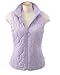 Devon & Jones Pink Signature Quilted Vest. DP955W