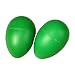 Egg Shakers, Plastic Pair Green