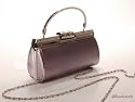 Luxus Abendtasche, platin