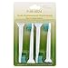 E-Cron Replacement Toothbrush Heads [MINI], Compatible Brush Heads with various Sonic Snap-On Electric Toothbrushes, 4 pcs.