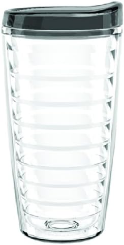 Quench Tritan USA Insulated Tumbler, Charcoal Lid, 16 oz, 4 Pack