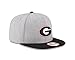 NCAA Georgia Bulldogs Bind Back 9Fifty Snapback Cap, Medium/Large, Gray