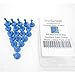 Blue Standard Game Pawns 24mm x 16mm (15/16in x 5/8in) Pack of 20 Wondertrail