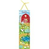 Growth Chart Farm Friends 12x42 inches, PERSONALIZED