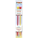 Pony Childrens Plastic Knitting Needles - 18cm x 4mm